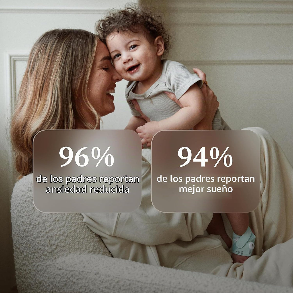 Owlet Dream Sock Monitor inteligente para bebés, mejor sueño para el bebé y para ti