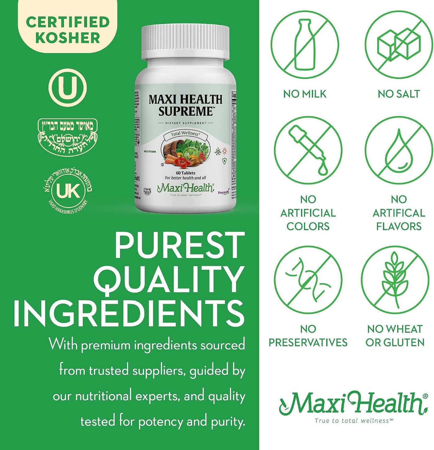 Multivitamínico para hombres y mujeres \u2013 Supreme High Potency...
