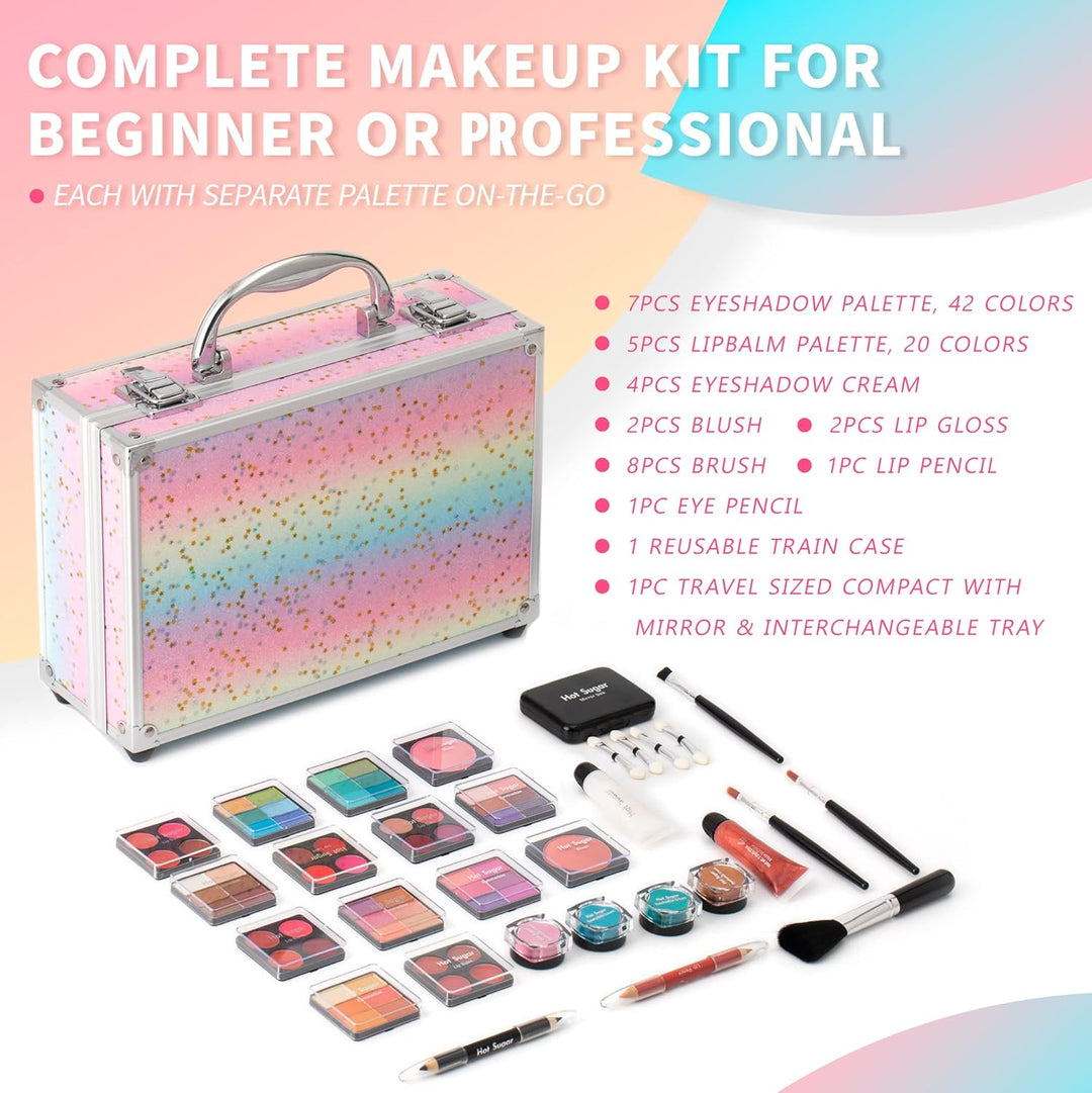 Kit de Maquillaje Hot Sugar para Chicas Adolescentes - Juego Comple...