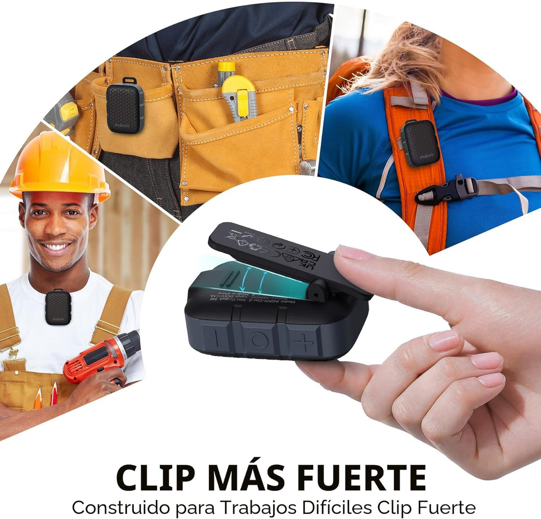 INSMY Altavoces Bluetooth portátiles, impermeabilidad IP67, altavoz...