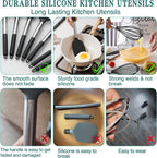 Umite Chef Juego de utensilios de cocina, 15 utensilios de cocina de
