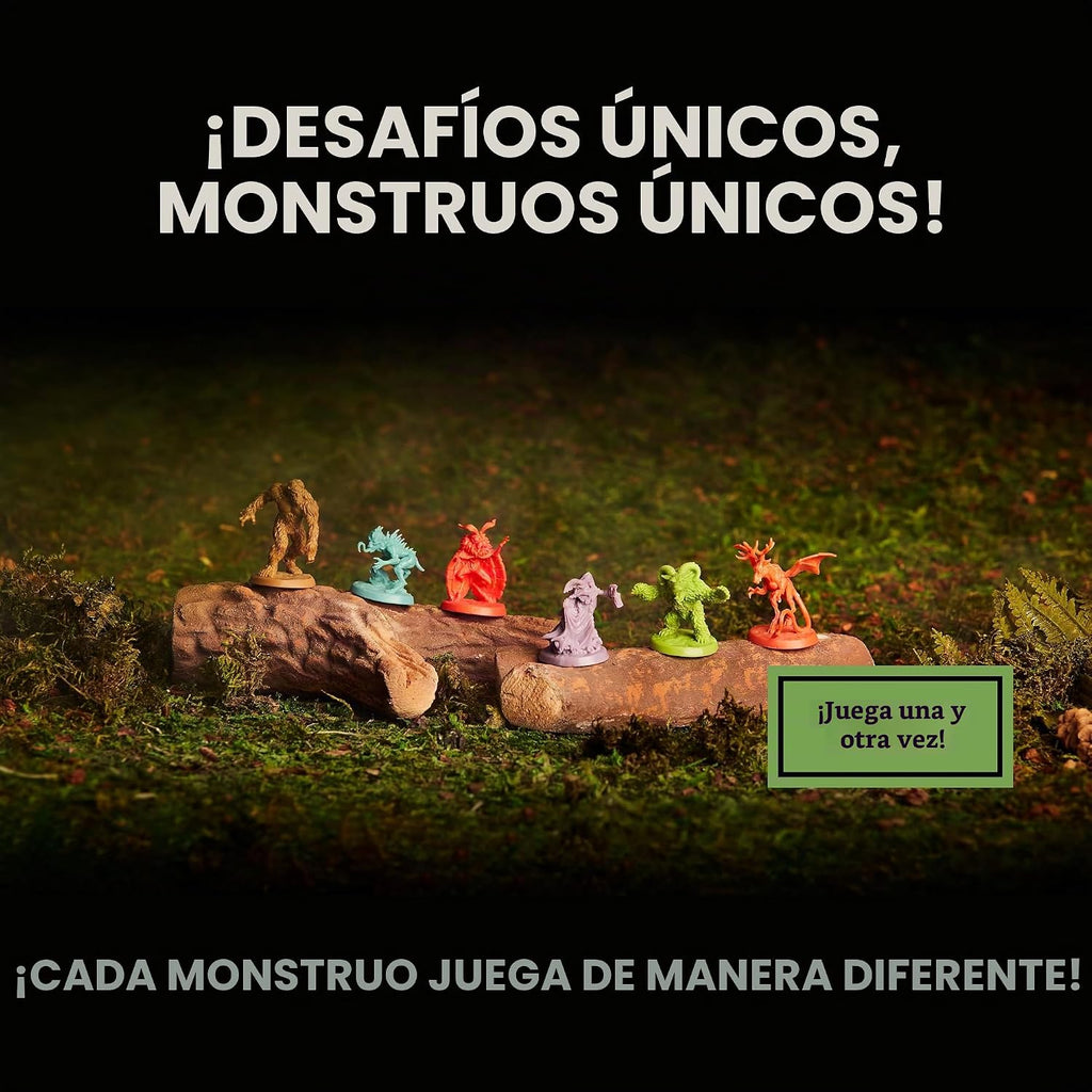 Ravensburger Horrified Games - American Monsters - Juego de mesa de estrategia - Impulsa el pensamiento crítico y el trabajo en equipo - Juego cooperativo - Desafíos únicos de monstruos - 1 a 5