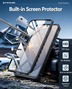 FNTCASE Funda para Samsung Galaxy S26 FE, protector de pantalla incorporado