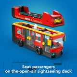 LEGO City Red - Juego de vehículos de juguete de autobús