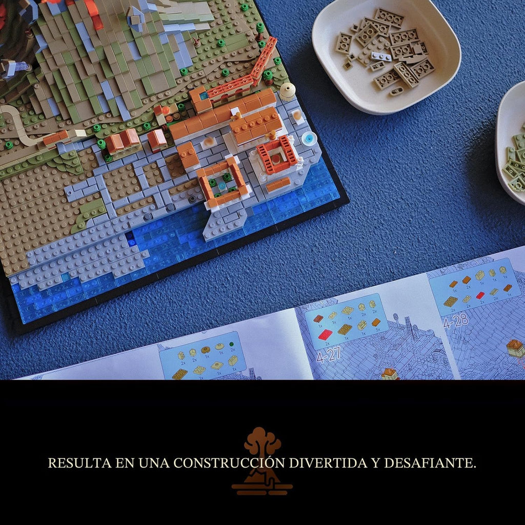 Givenni Architecture - Kit de construcción de la antigua ciudad de Pompeya