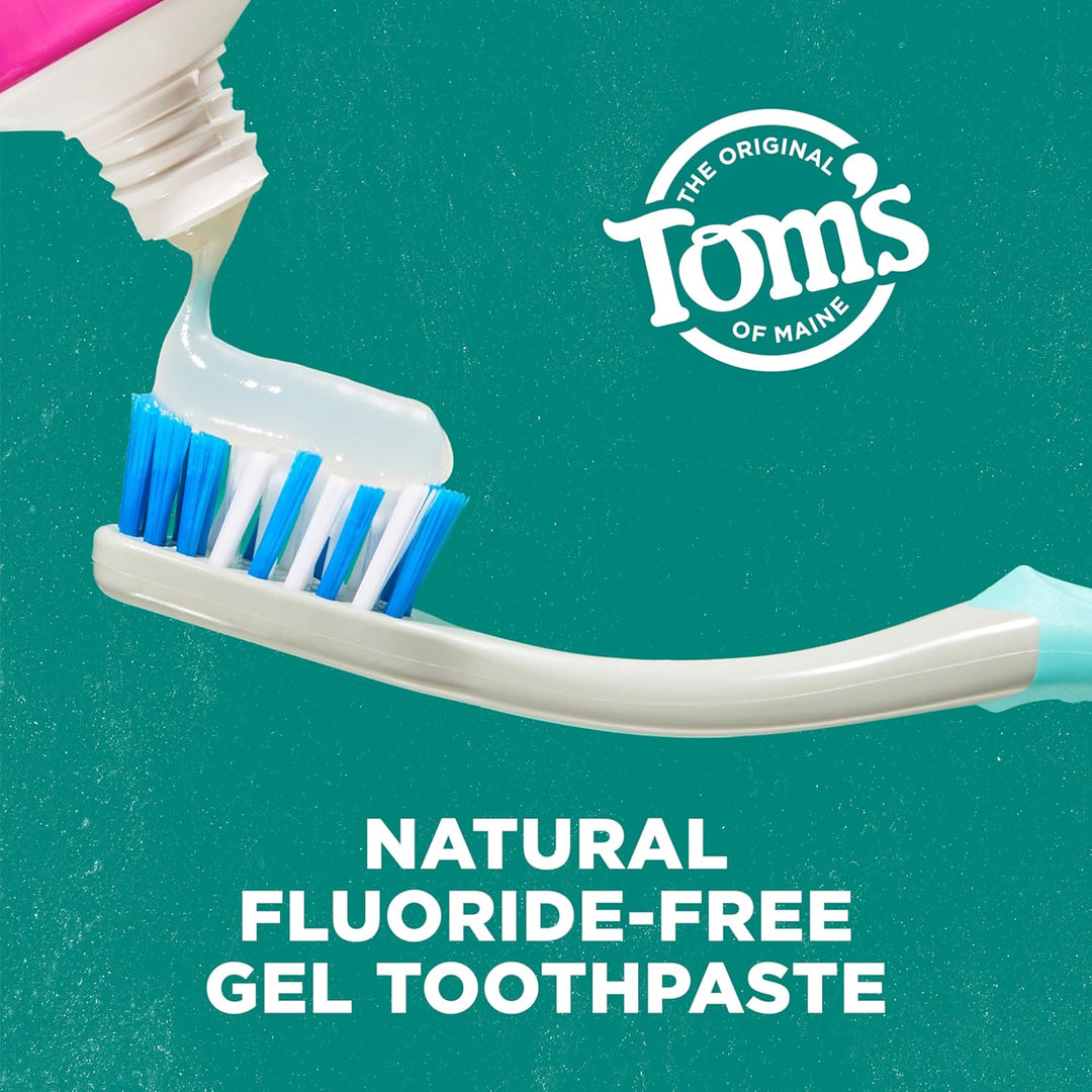 Tom's of Maine Pasta dental en gel natural, antiplaca y blanque...