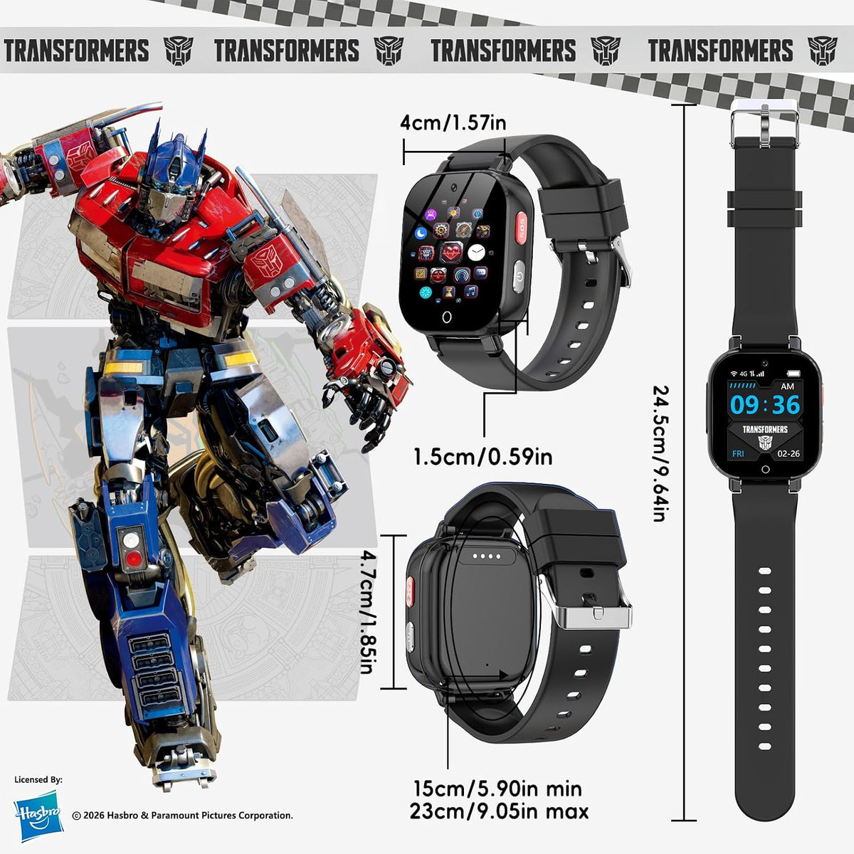 Reloj de teléfono para niños 4G con tarjeta SIM, reloj inteligente para