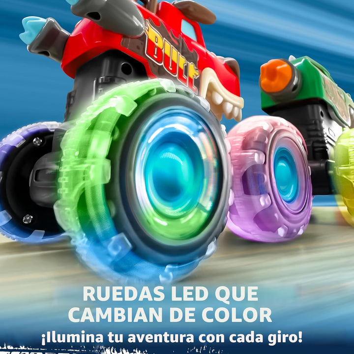 JOYIN Paquete de 3 camiones monstruos de juguete - Coches