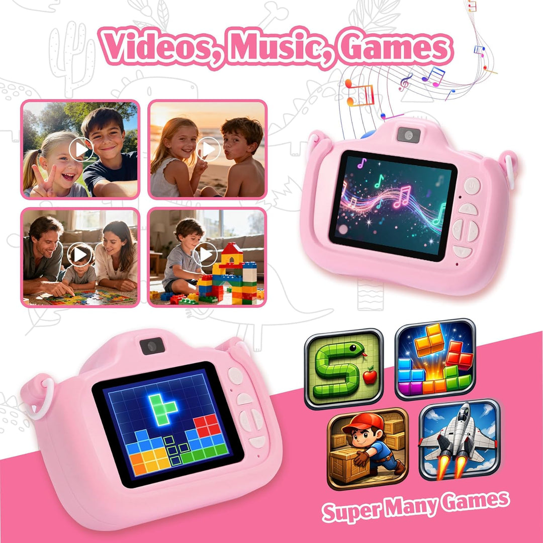 Juguetes de cámara para niños de 3 a 9 años. Cámara digital para ni...