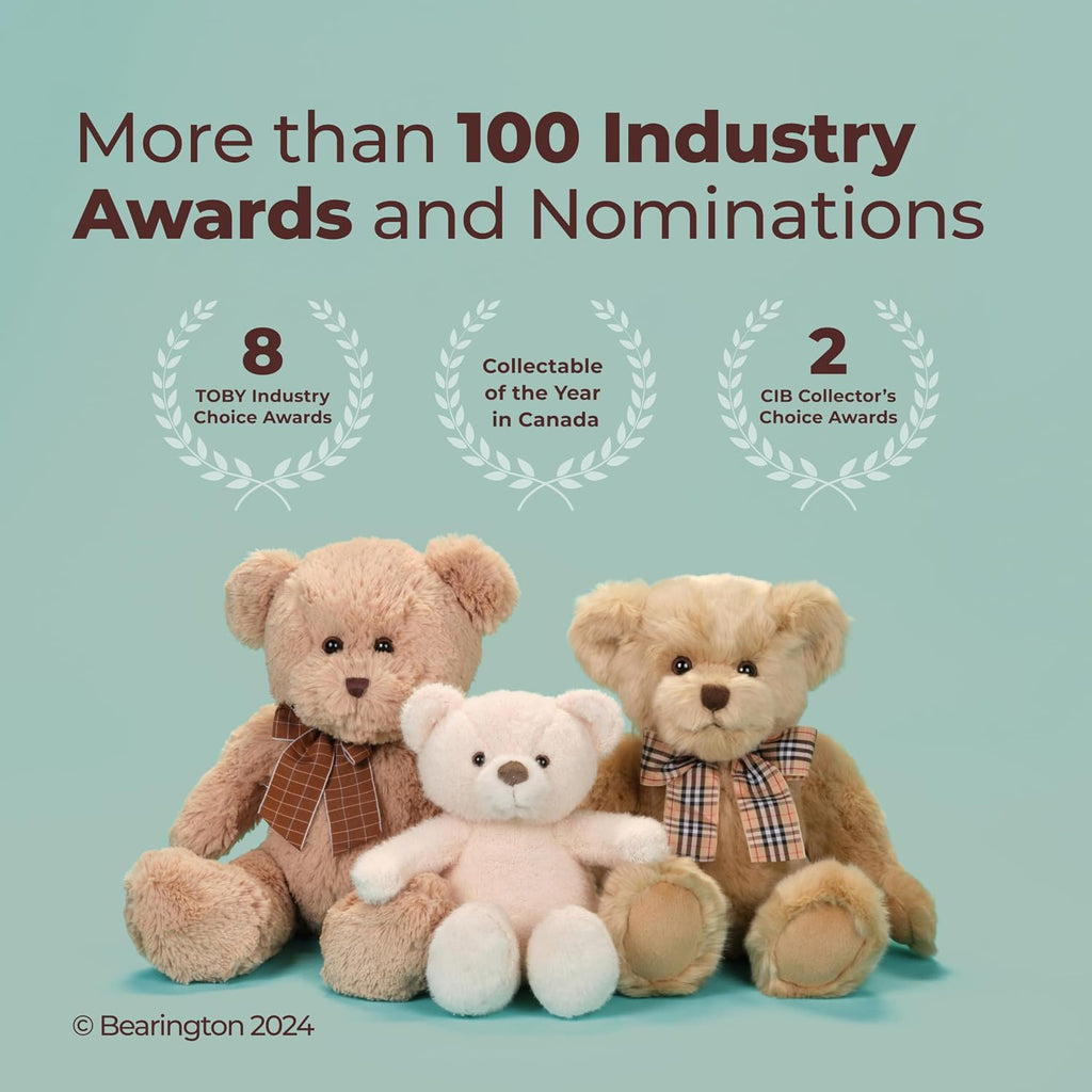 Bearington Theodore - Oso de peluche suave de 17 pulgadas con piel esponjosa y diseño abrazable, adorable regalo clásico para niños, niños pequeños y amantes de los animales