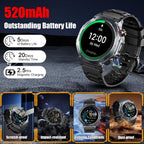 Reloj inteligente militar para hombre con GPS de doble banda
