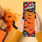 Funwares Stack-O-Lantern Juego de apilamiento de Halloween, bloques de madera de calabaza