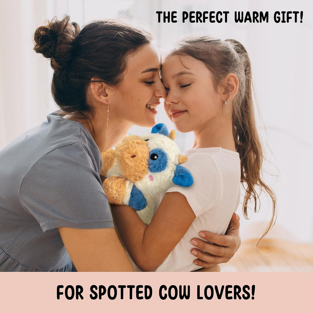 Vacas de peluche microondables y ponderadas - Almohadilla de calent...