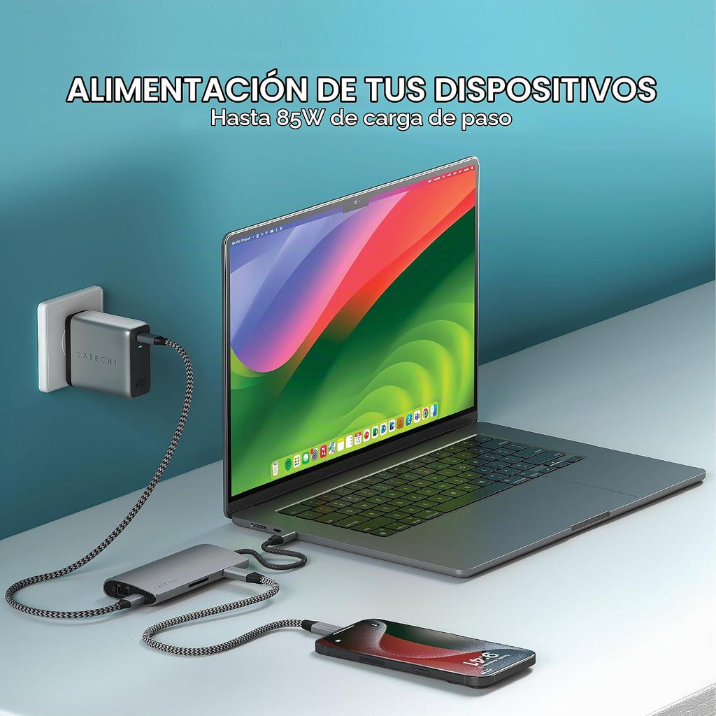 Satechi, ST-P8KEM, hub USB 3.2