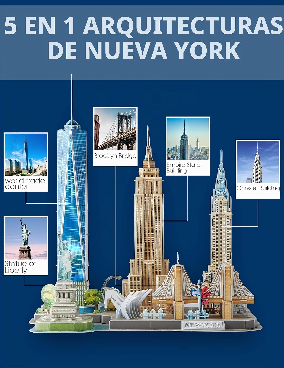 CubicFun rompecabezas 3D para niños de 8-10 años - Nueva York (New York City)