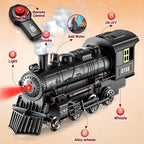 Hot Bee Train Set, juguetes de tren a control remoto con autos y pistas