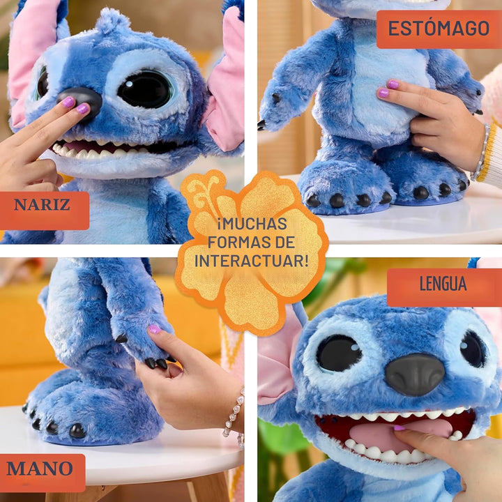 Disney Stitch Just Play Ultimate Interactive - Juguete de peluche i...