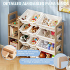 Organizador de almacenamiento de juguetes para niños