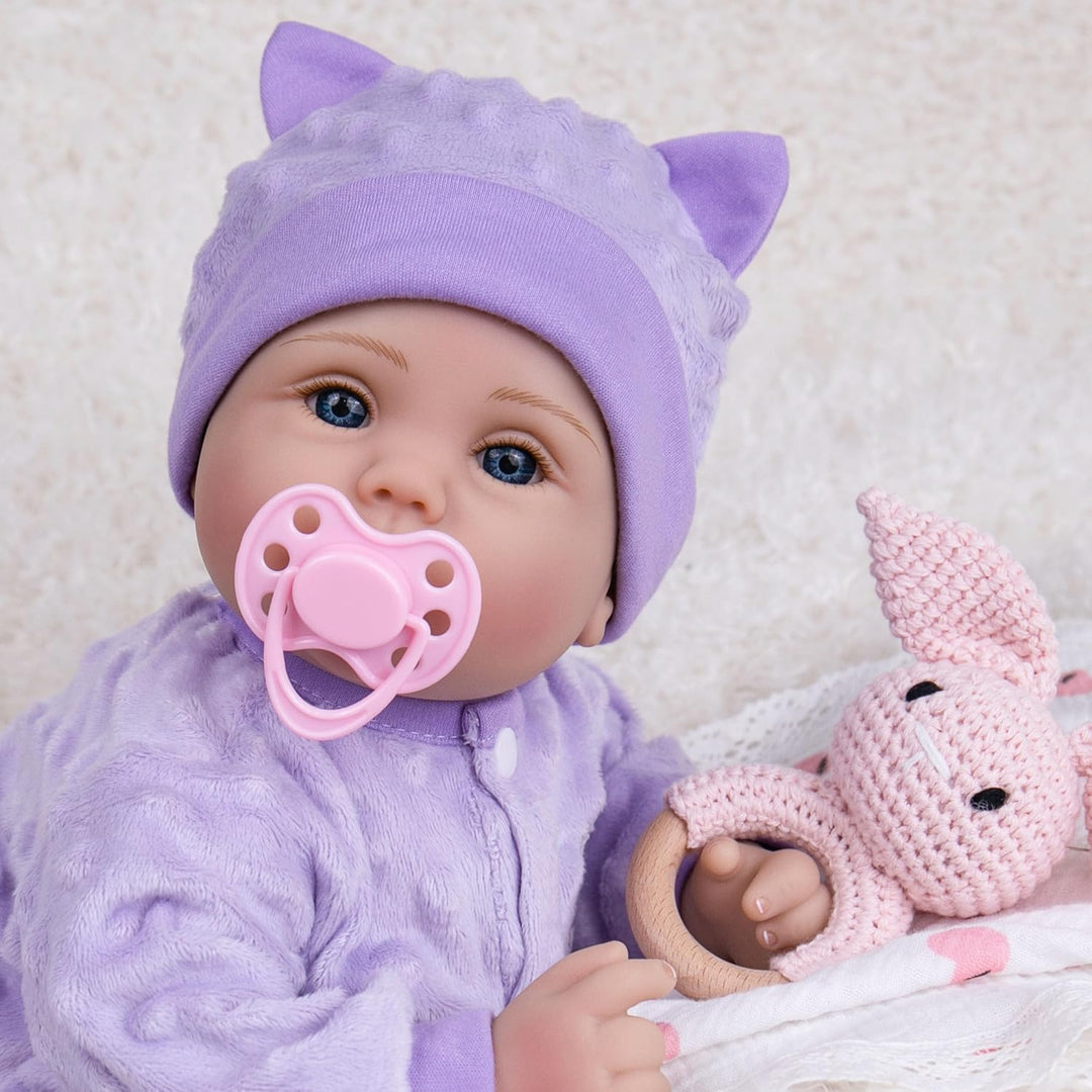 Milidool Muñecas realistas de bebé recién nacido de 18 pulgadas par...