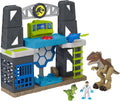 Fisher-Price Imaginext Jurassic World Juguetes de Dinosaurios Scan & Glow Conjunto de Juego de Dinosaurios con Luces y Sonidos para Niños de 3+ Años