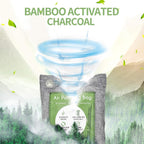 12 paquetes de bolsas purificadoras de aire de bambú, bolsas de carbón activado absorbentes de olores, absorbentes de humedad, ambientador de aire natural para auto, desodorante para zapatos