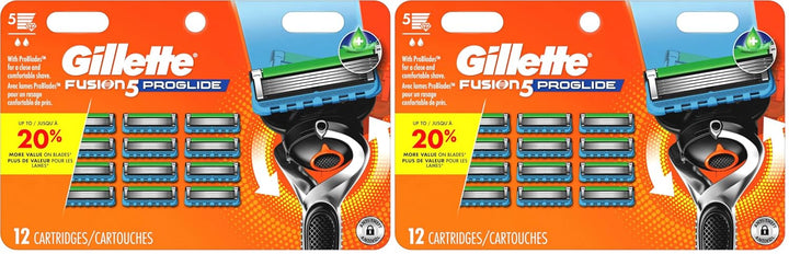 Gillette Fusion5 ProGlide Maquinilla de afeitar para hombre, 12 rec...