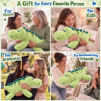 Dinosaurio de peluche para microondas, 20 pulgadas