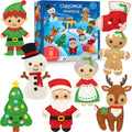 Craftorama Kit de costura para niños, divertido y educativo juego de manualidades de Navidad para niños y niñas de 7 a 12 años, cose tu propio conjunto de manualidades de fieltro navideño para