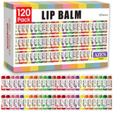 AZEN Paquete de 120 bálsamos labiales a granel, bálsamos labiales h...