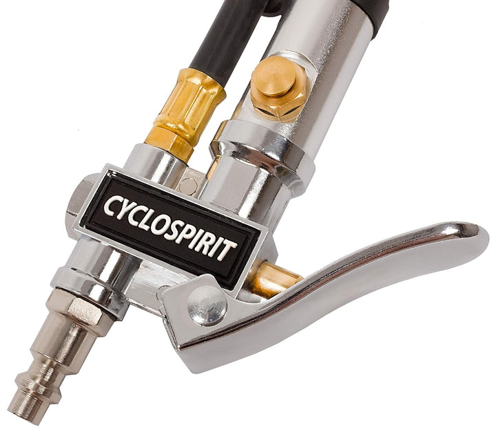 CycloSpirit Medidor universal de inflado de neumáticos de bicicleta...