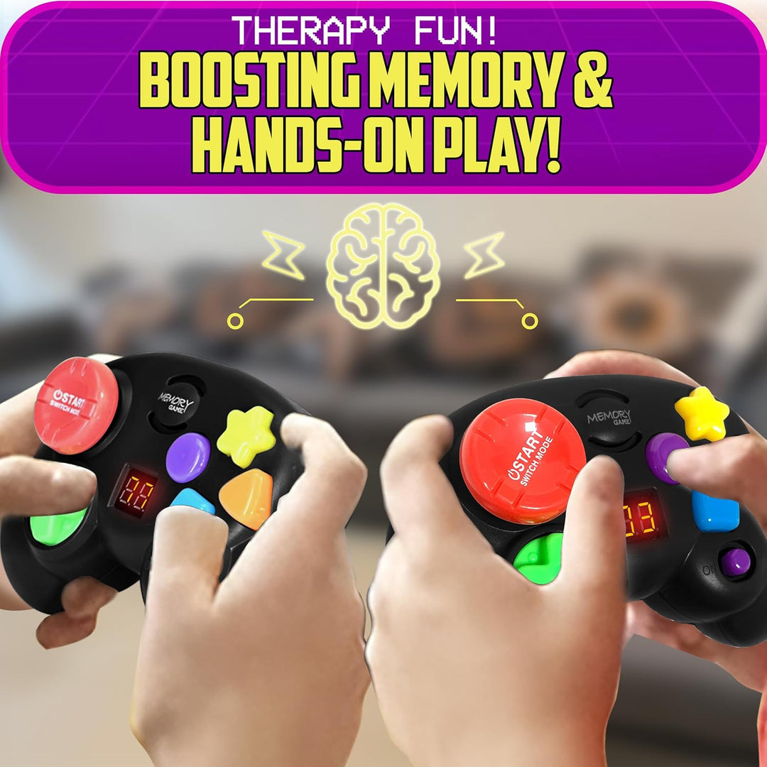 Skywin Controlador de juego de memoria con luz y manejo: divertido...
