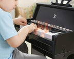 Hape Aprende con luces Piano negro con taburete