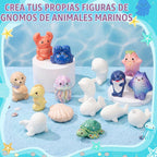 Reallnaive Paquete de 16 piezas de pintura de cerámica de animales