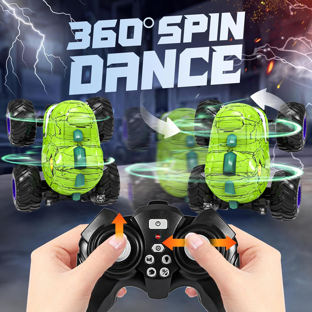 BEZGAR Monster Truck Toys - Camión monstruo de control remoto con r...