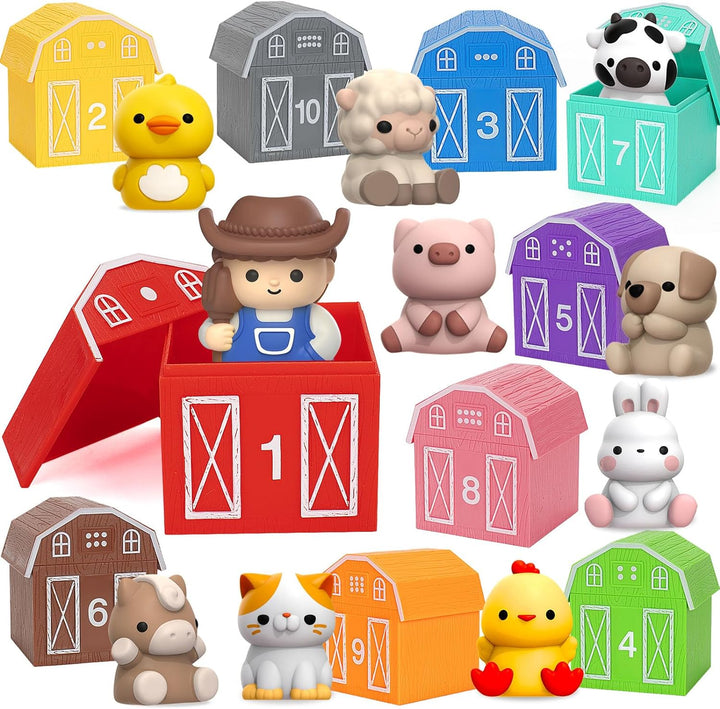Juguetes de aprendizaje para niños de 1, 2, 3 años, 20 juguetes de...