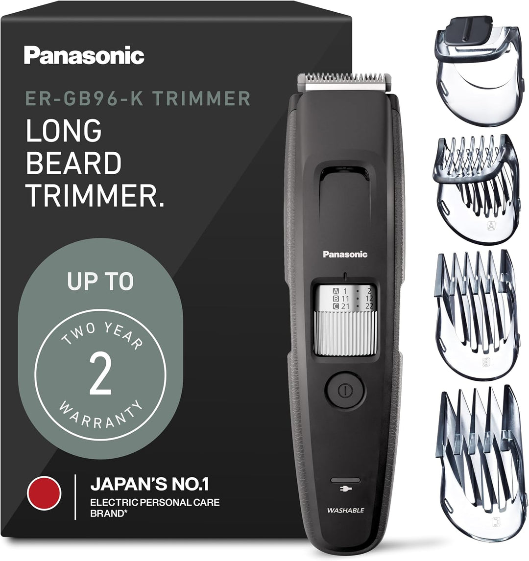 Panasonic Recortador de Barba Larga para Hombres, 58 Ajustes de Lon...