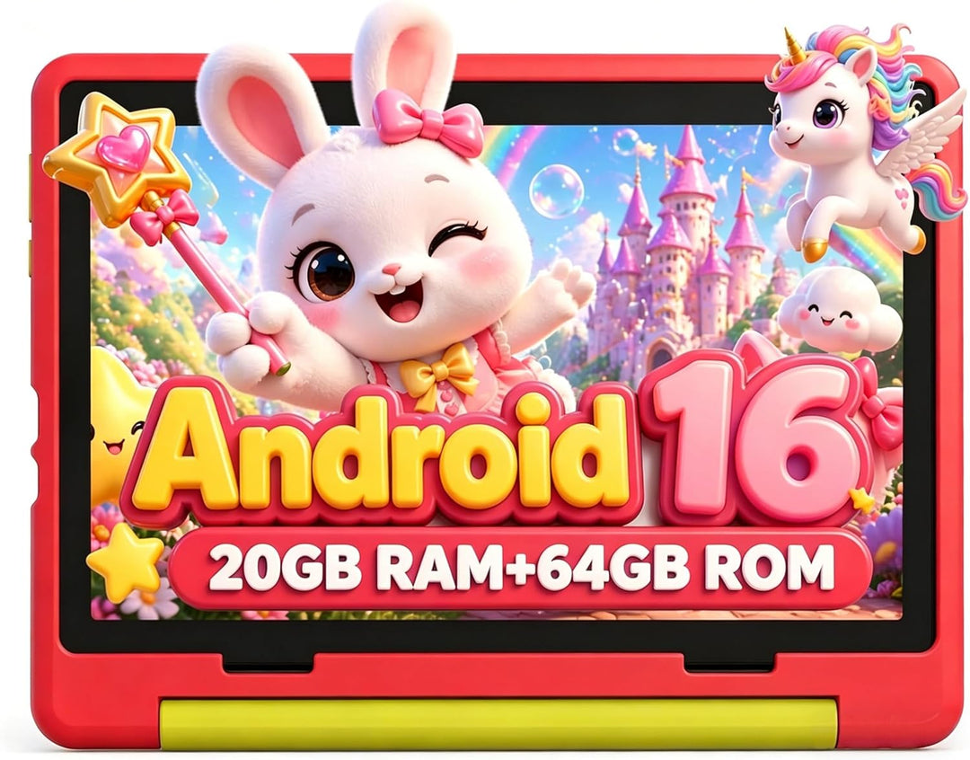 URAO Tablet para niños, tableta Android 16 para niños de 10 pulgada...