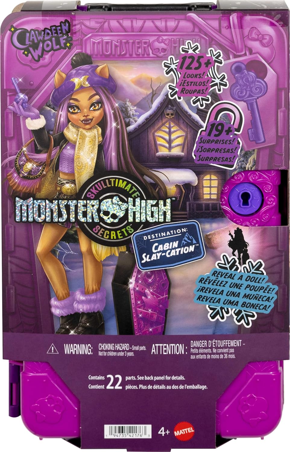 Monster High Skulltimate Secrets Clawdeen Wolf Doll Set