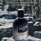 Valentine Nero - Fragancia aromática amaderada con notas florales y...