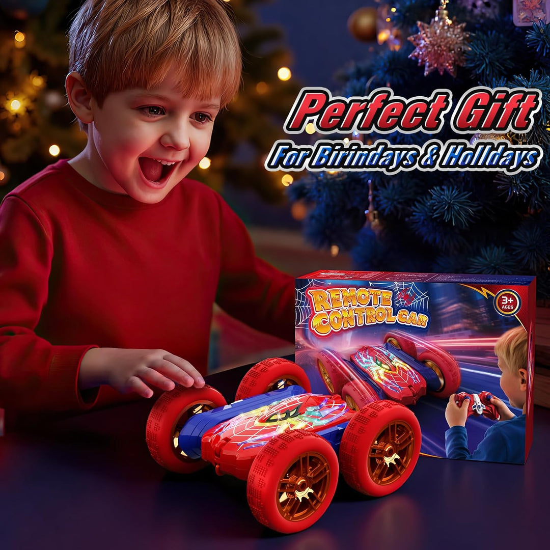 Coche de juguete de control remoto con giro de 360° para niños de 3...