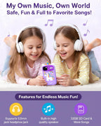 Teléfono inteligente para niños para niñas de 3 a 12 años, teléfonos de