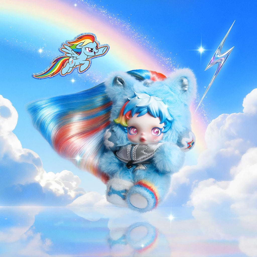 POP MART SKULLPANDA × My Little Pony Series - Caja ciega de felpa, caja, Caja individual