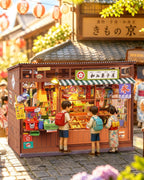 Rolife Kit de rincón de libros, kit de casa de muñecas en miniatura para adultos, rompecabezas de madera 3D con temática de tienda general japonesa, regalos para familiares, amigos, regalos creativos
