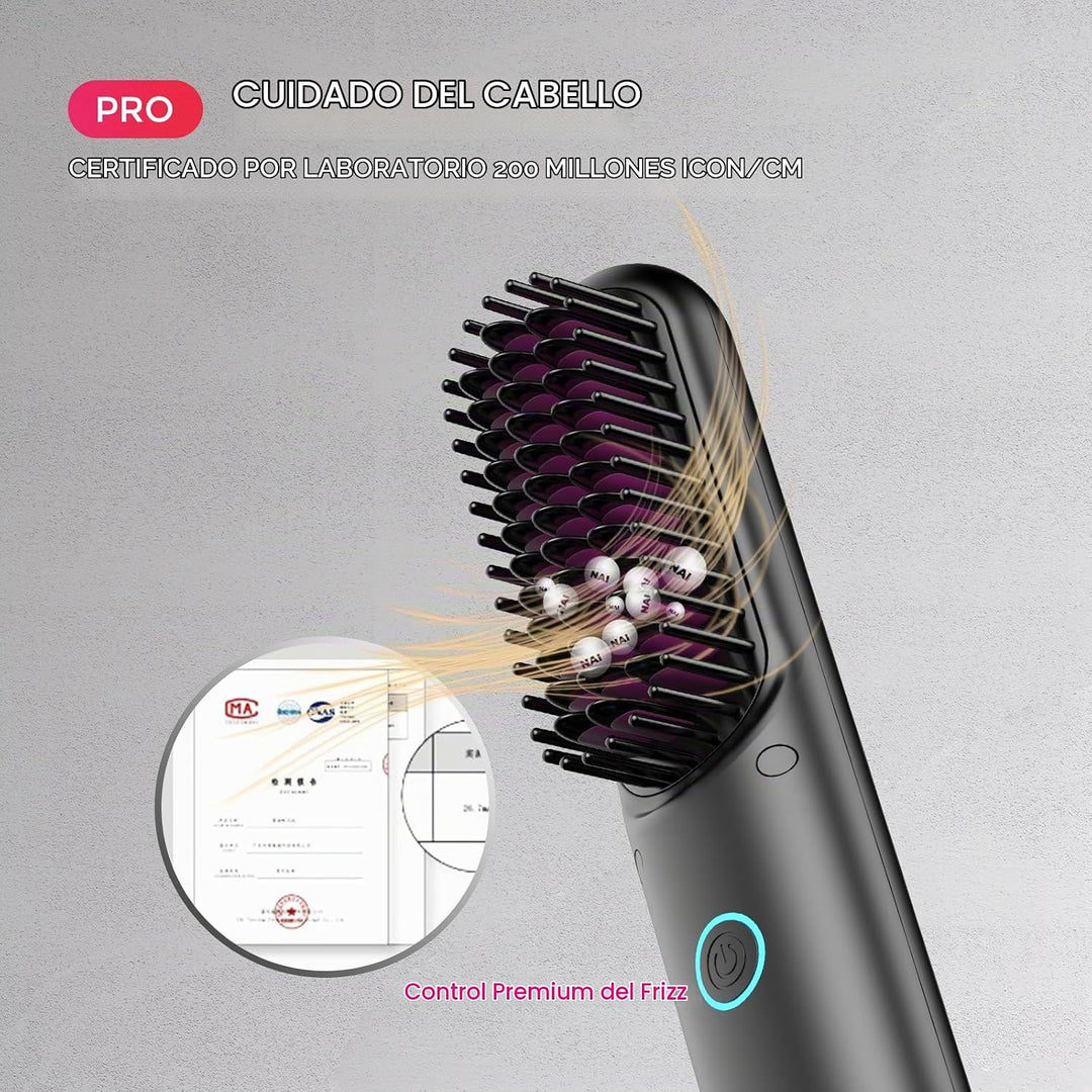 TYMO Porta PRO - Cepillo alisador de pelo inalámbrico para viajes,...