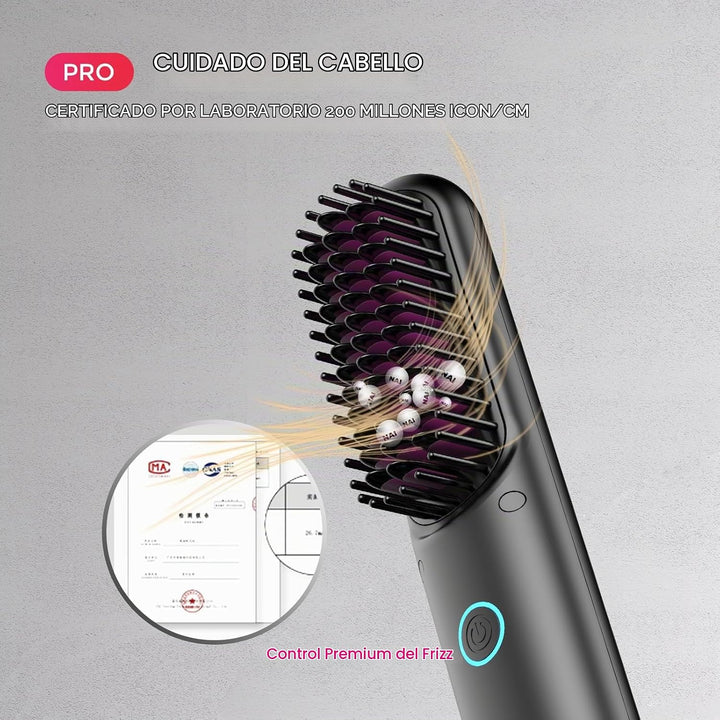 TYMO Porta PRO - Cepillo alisador de pelo inalámbrico para viajes,...