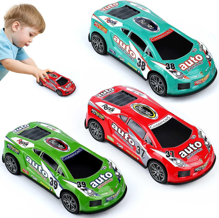 Juego de juguetes de coche de fricción de 7 pulgadas
