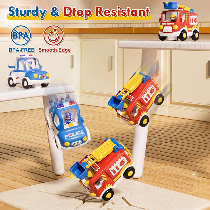 Lehoo Castle Auto a control remoto para niños pequeños, camiones de...