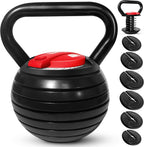 Yes4All Juego de Kettlebells Ajustable, Kettlebell para Entrenamiento de Fuerza