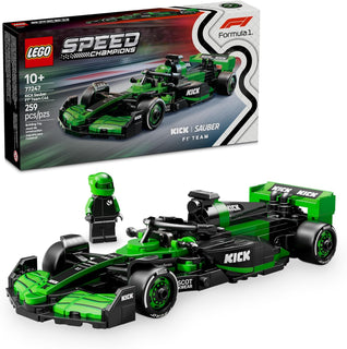 LEGO Speed Champions Kick Sauber F1 Team C44 - Juego de construcción para niños, niños y niñas, a partir de 10 años, auto de juguete para fanáticos de la F1, idea de regalo para cumpleaños, 77247