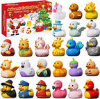 Calendario de Adviento de patitos de goma 2026 – Cuenta regresiva de 24 días para Navidad para niños
